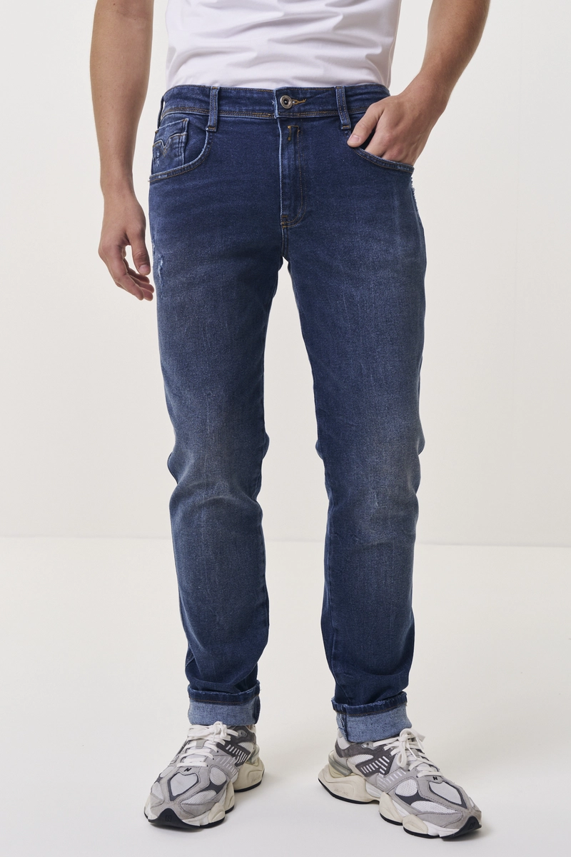 Calça Jeans Masculina Anbass Skinny Índigo Lcecci