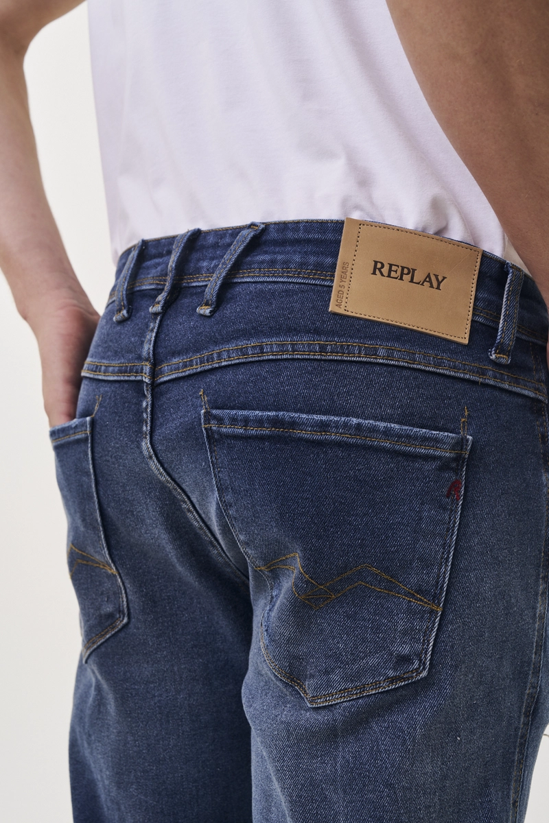 Calça Jeans Masculina Anbass Skinny Índigo Lcecci