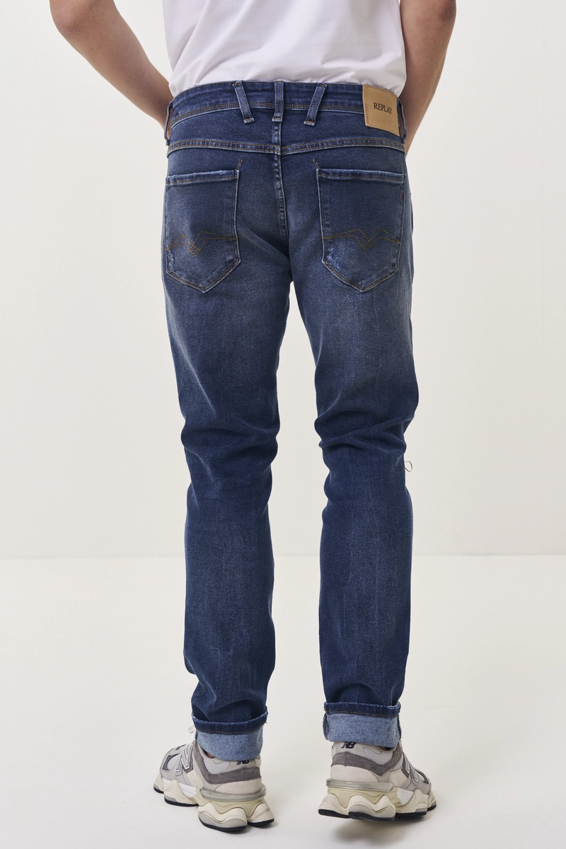 Calça Jeans Masculina Anbass Skinny Índigo Lcecci