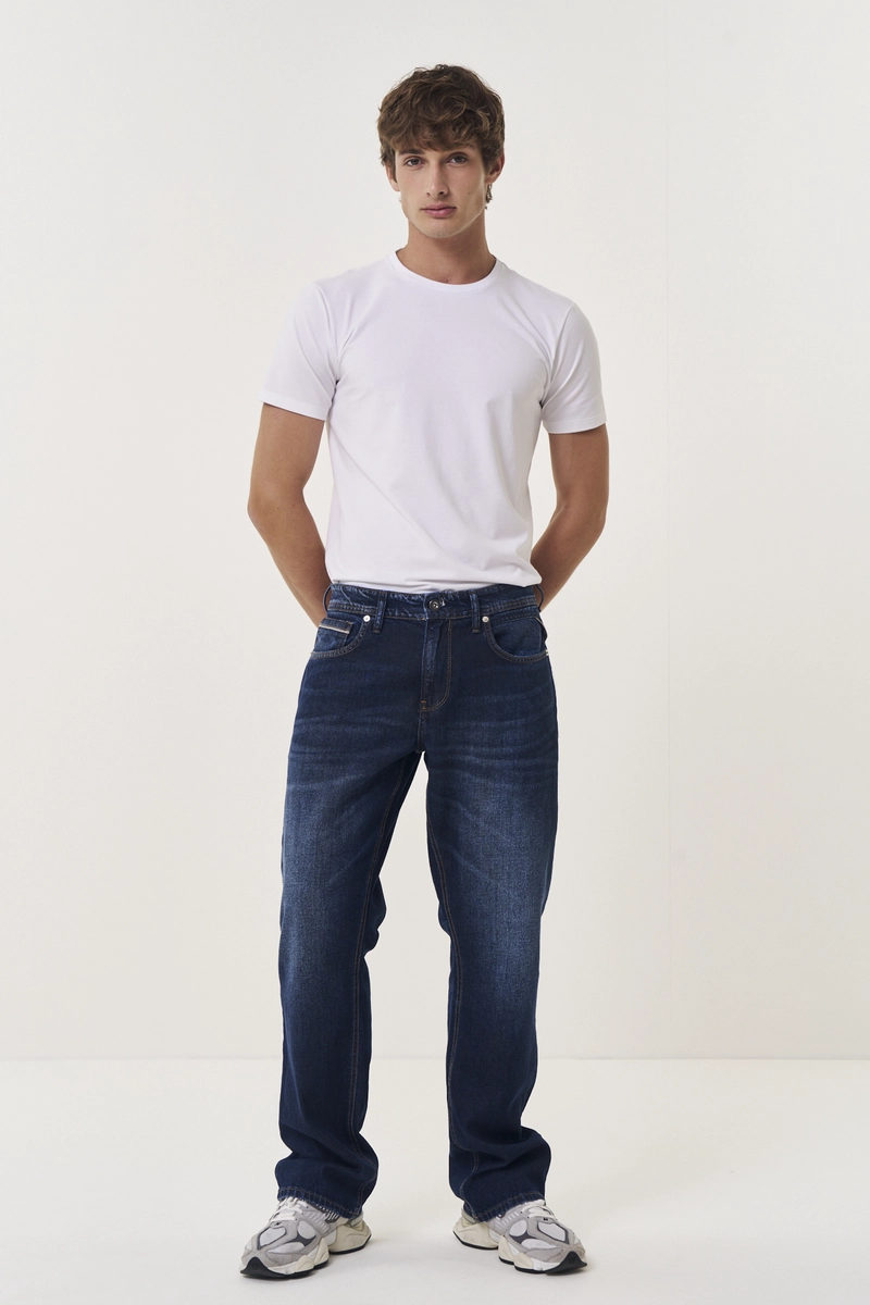 Calça Jeans Masculina Grover Straight Índigo Replay