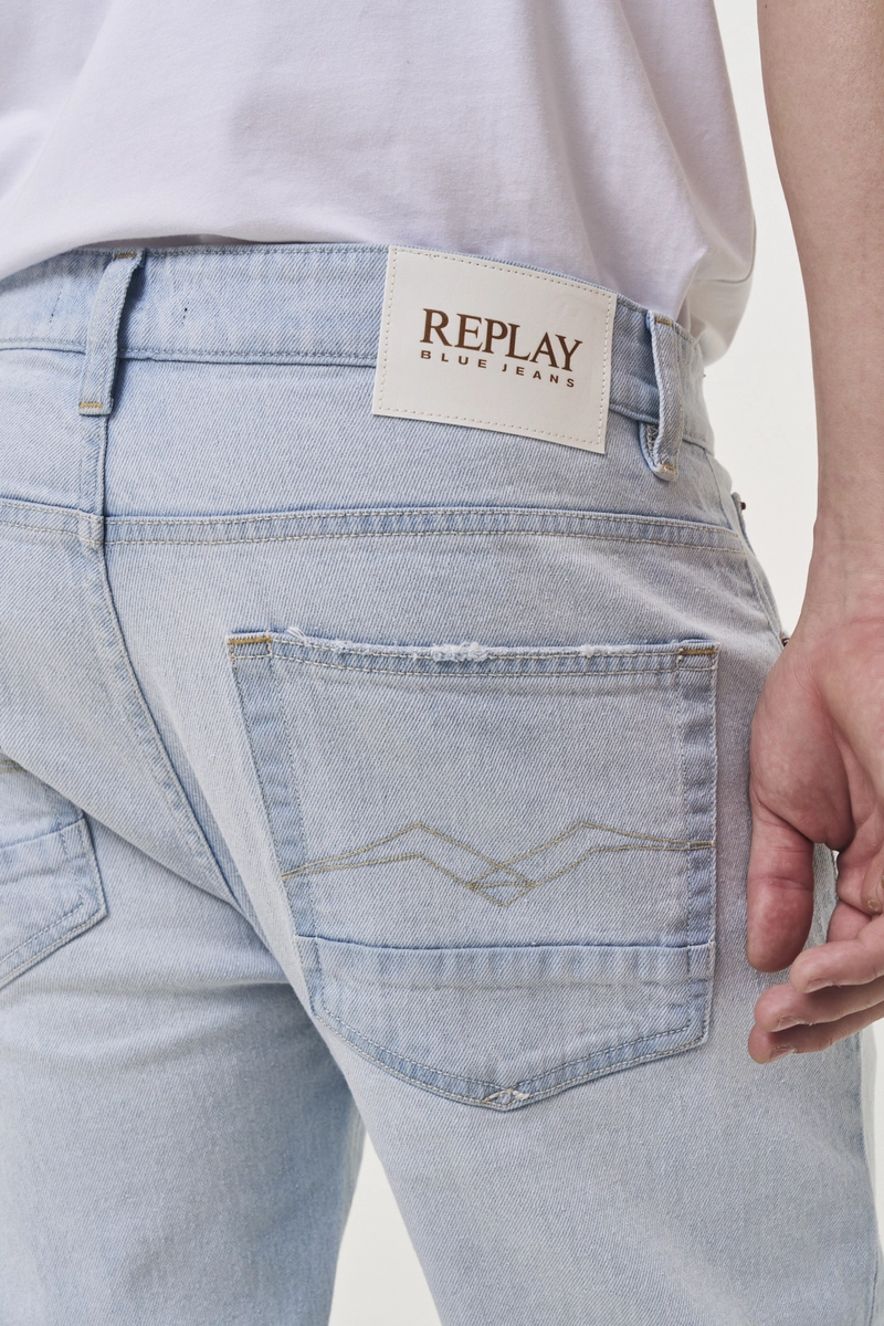 Calça Jeans Masculina Aideen Straight Comfort Índigo Lcecci