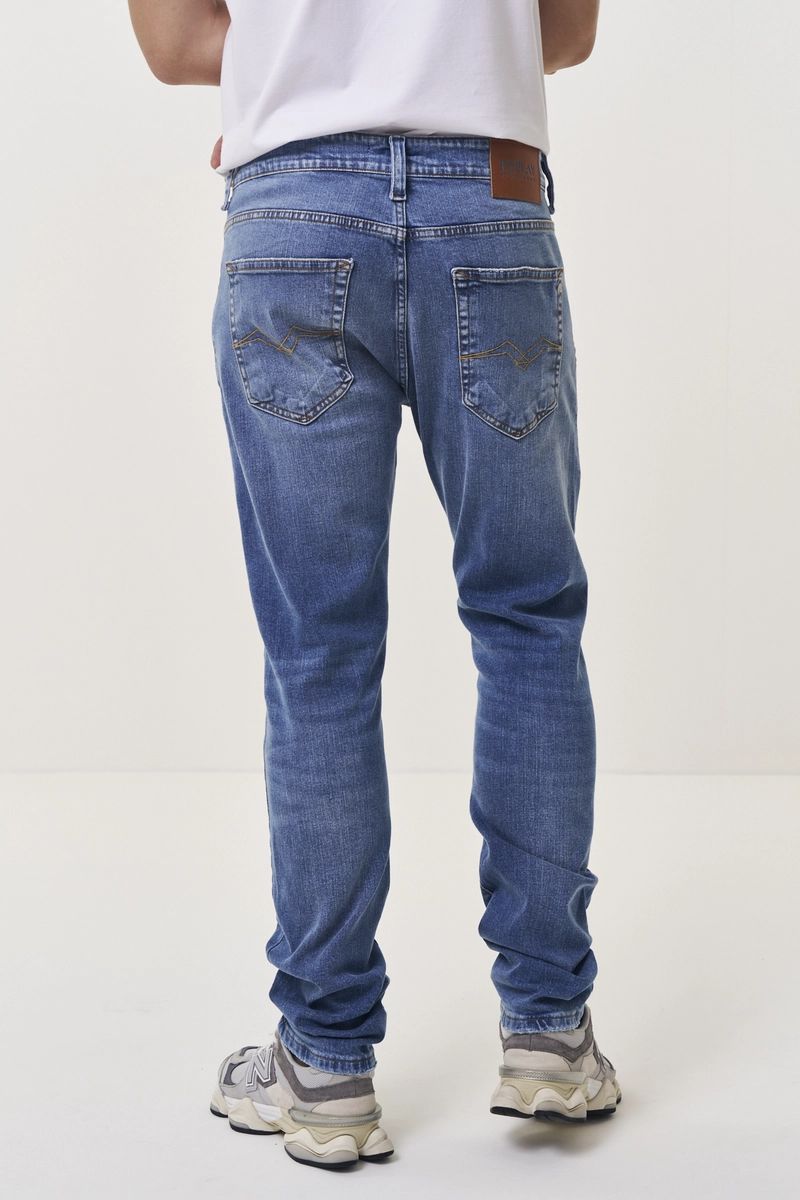 Calça Jeans Masculina Neaal Skinny Lavagem Escura Índigo Lcecci