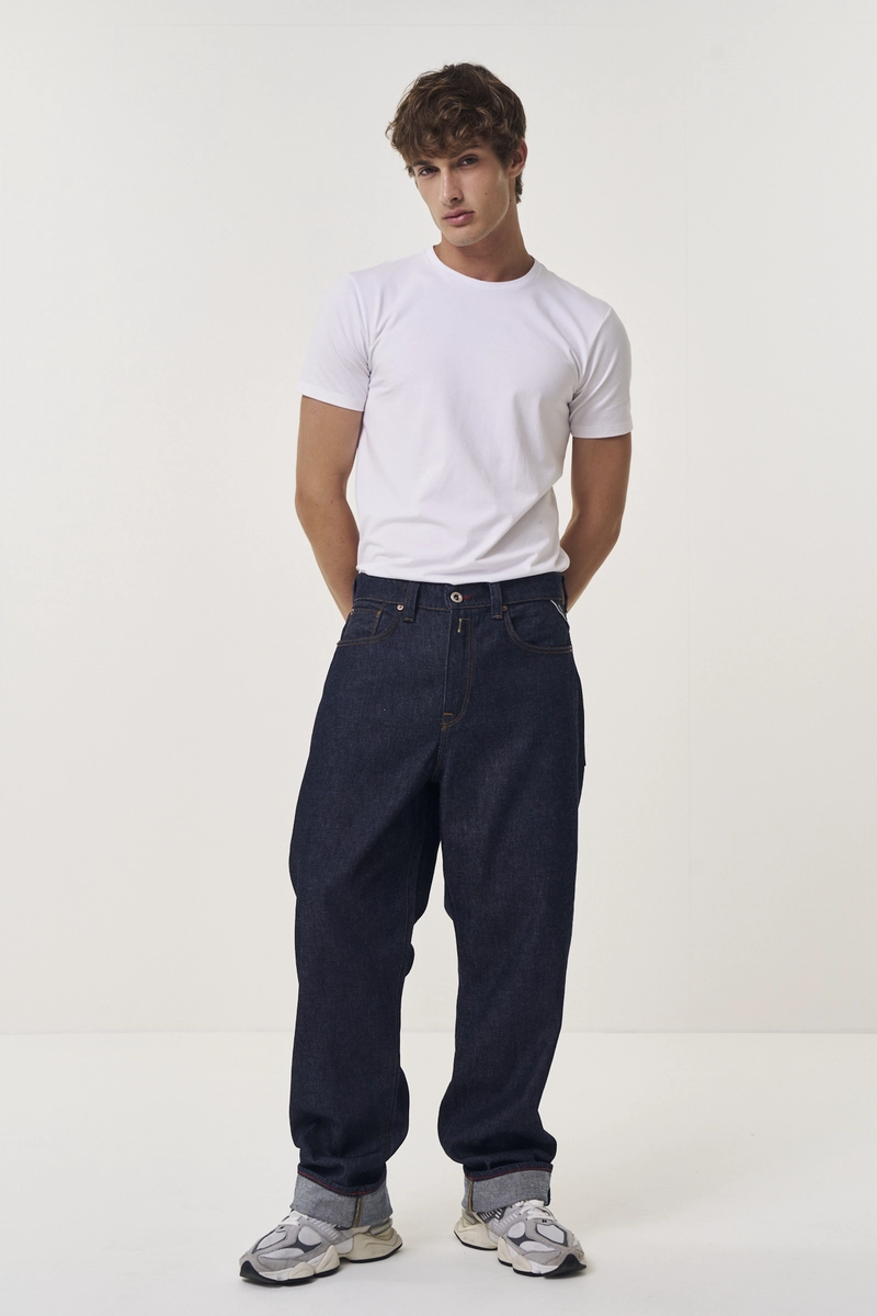 Calça Jeans Masculina Bwaii Relaxed Índigo Replay