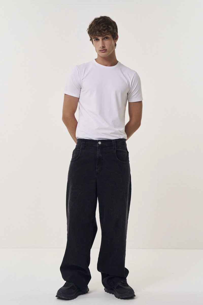 Calça Jeans Masculina Ferys Índigo Preto Lcecci