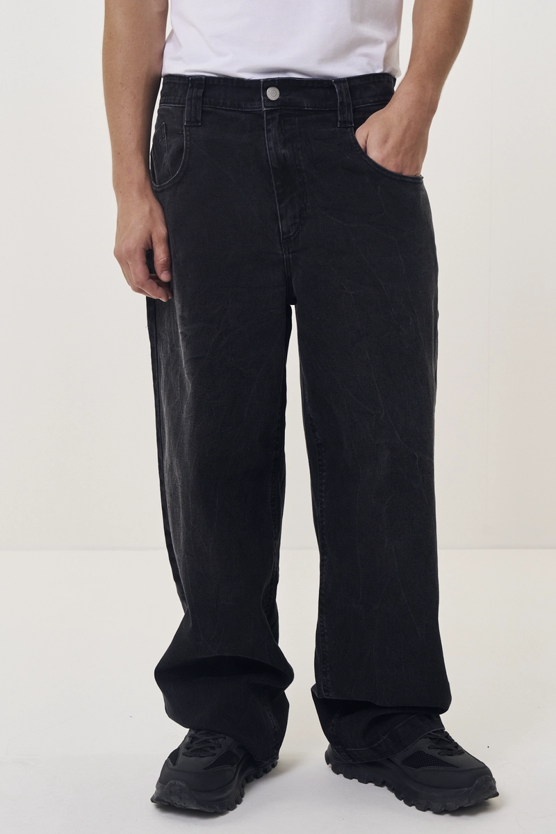 Calça Jeans Masculina Ferys Índigo Preto Lcecci