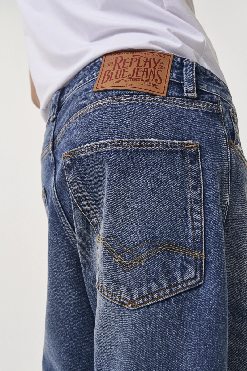 Calça Jeans Masculina Bwaii Relaxed Índigo Lcecci