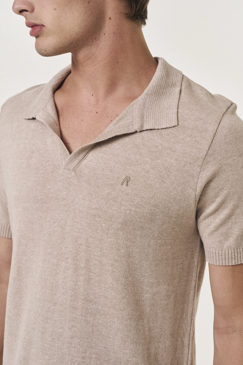 Polo Tricô Masculina Regular Off Shell Lcecci