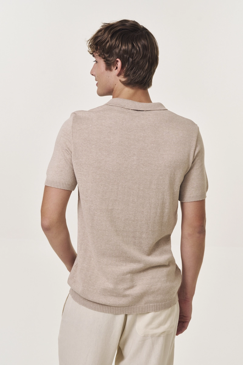 Polo Tricô Masculina Regular Off Shell Replay