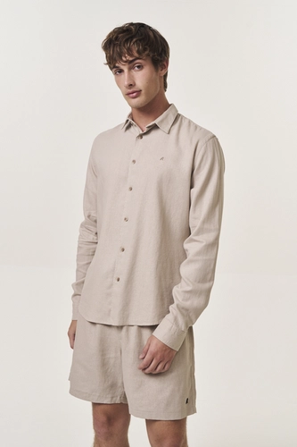 Camisa Masculina Regular Manga Longa