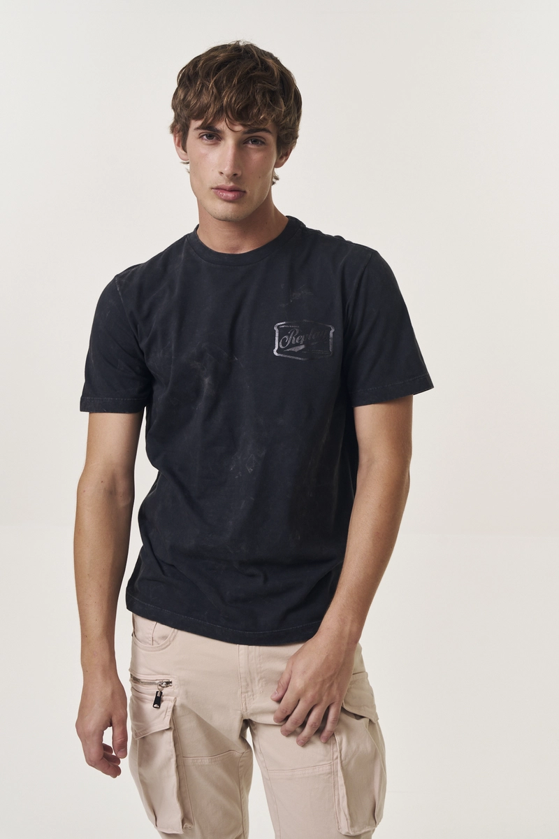 Camiseta Masculina Regular Preto Replay