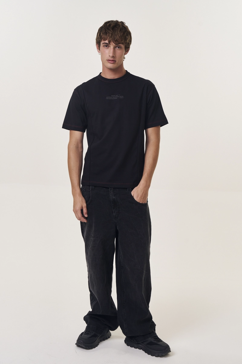 Camiseta Masculina Relaxad Preto Lcecci