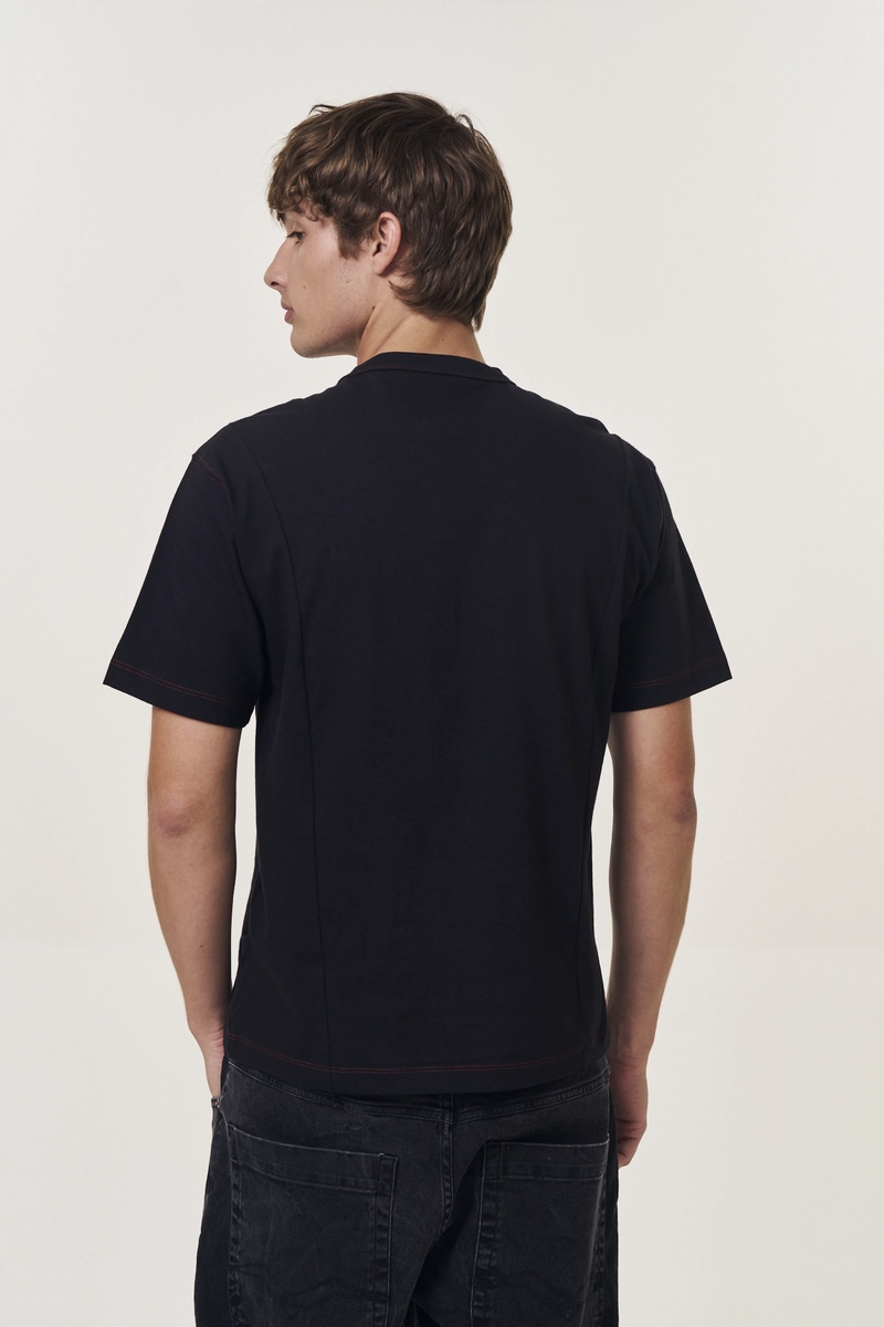 Camiseta Masculina Relaxad Preto Lcecci
