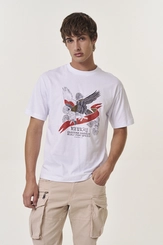Camiseta Masculina Relaxed Estampada