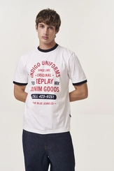 Camiseta Masculina Regular Com Contraste