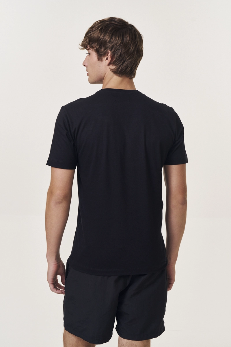 Camiseta Masculina Regular Port De Saint-tropez Preto Lcecci