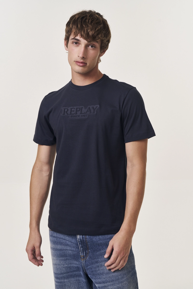 Camiseta Masculina Regular Azul Caelum Replay