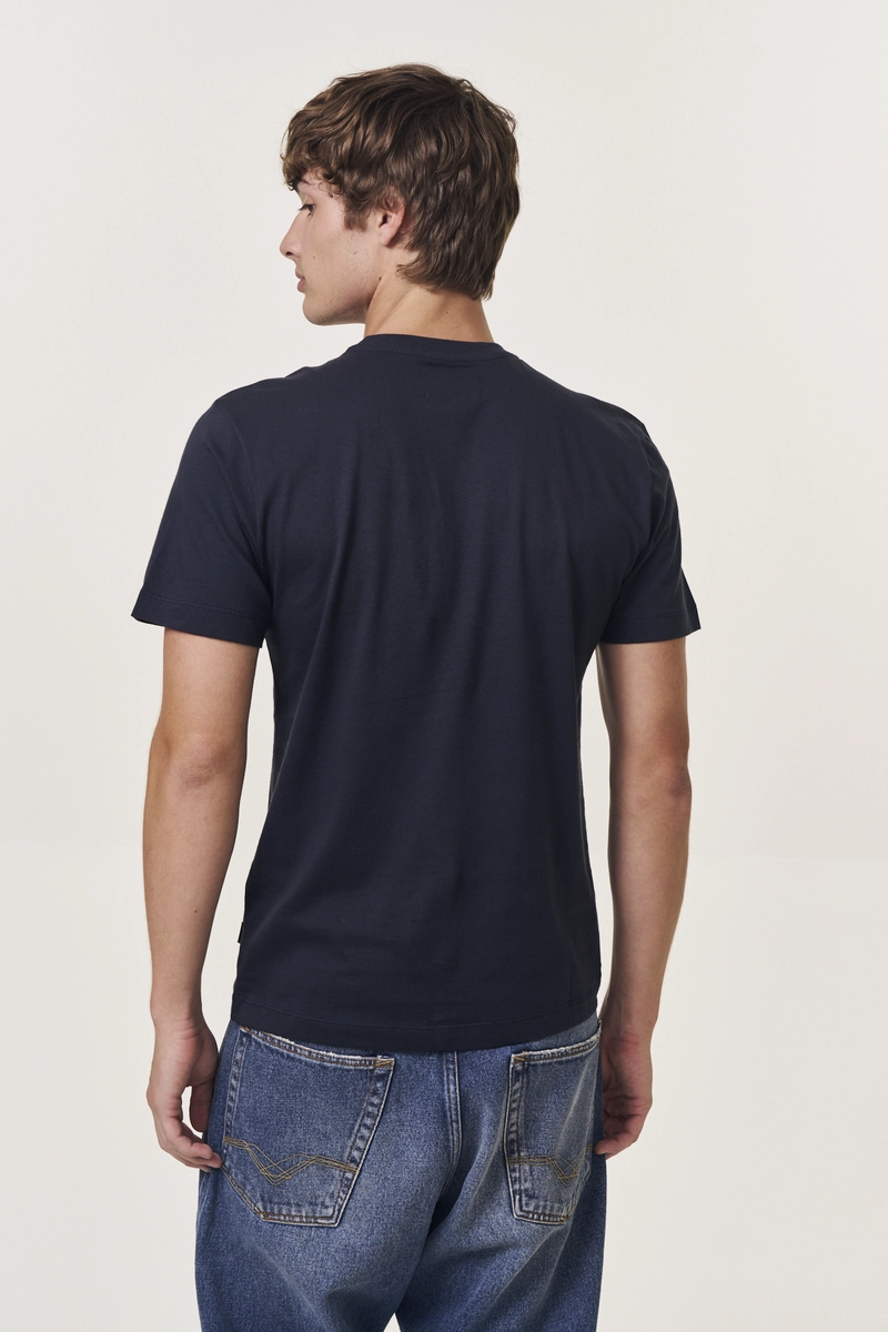 Camiseta Masculina Regular Azul Caelum Replay