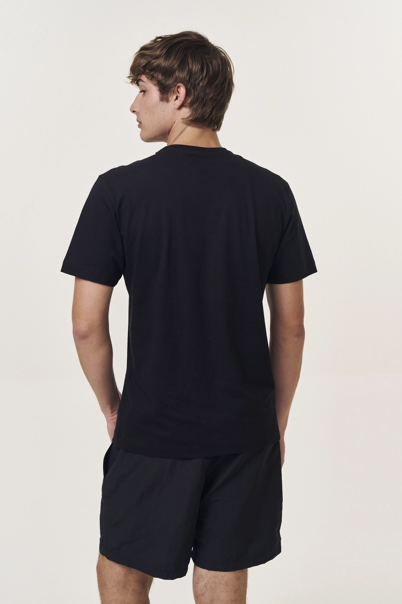 Camiseta Masculina Regular San Carlos Preto Lcecci