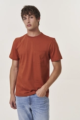 Camiseta Masculina Regular Com Bolso