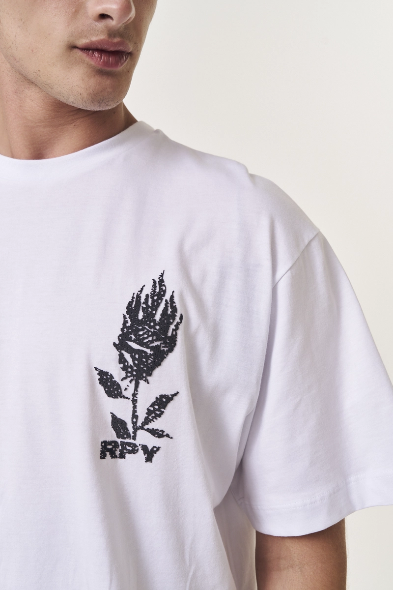 Camiseta Masculina Over Branco Replay