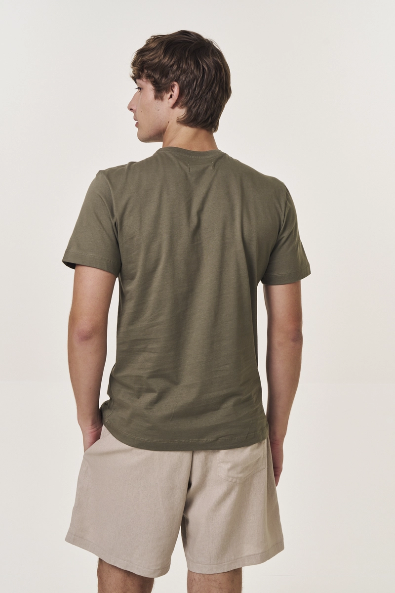 Camiseta Masculina Regular Milano Italy Verde Dragon Lcecci