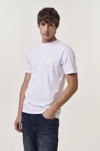 Camiseta Masculina Regular Bordada