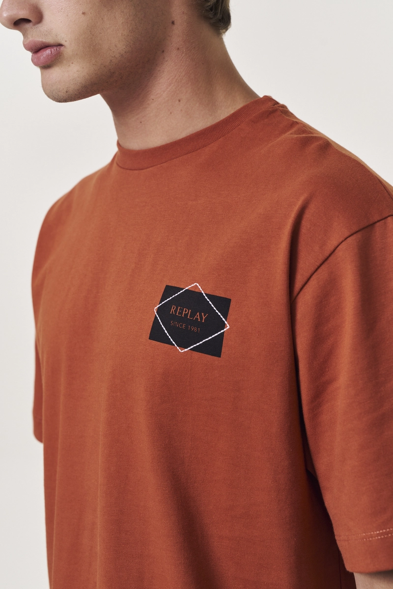 Camiseta Masculina Over Marrom Lcecci