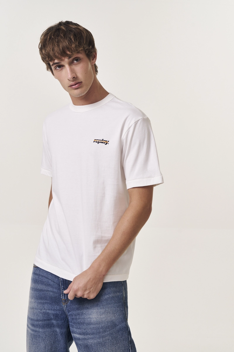 Camiseta Masculina Relaxed Off Shell Replay