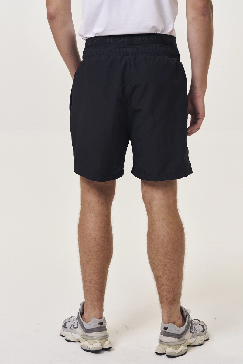 Beachshort Cós Duplo Preto Lcecci