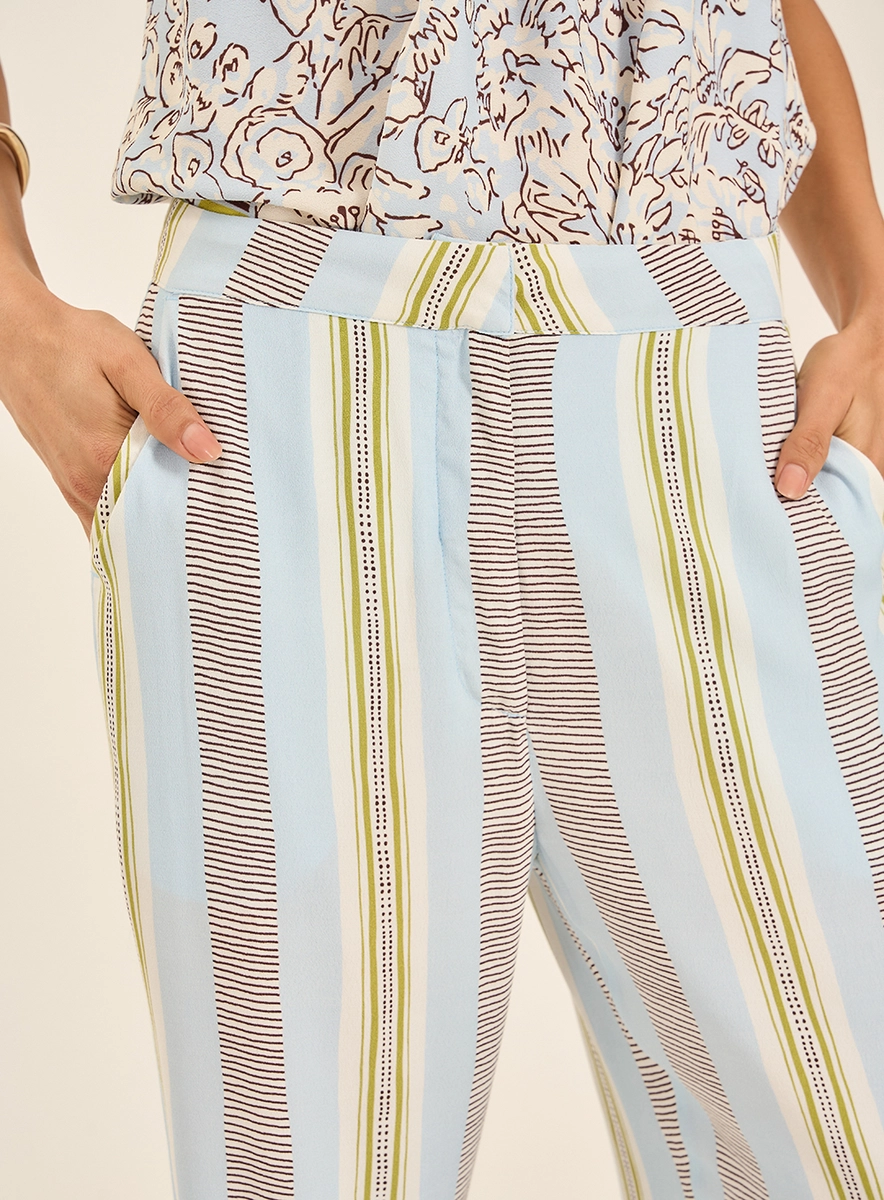 Calça Pantalona Estampada Estampados Souisy