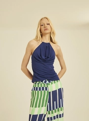 Blusa Degagê Com Gola Halter