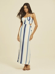 Vestido Midi Cut-out Estampado