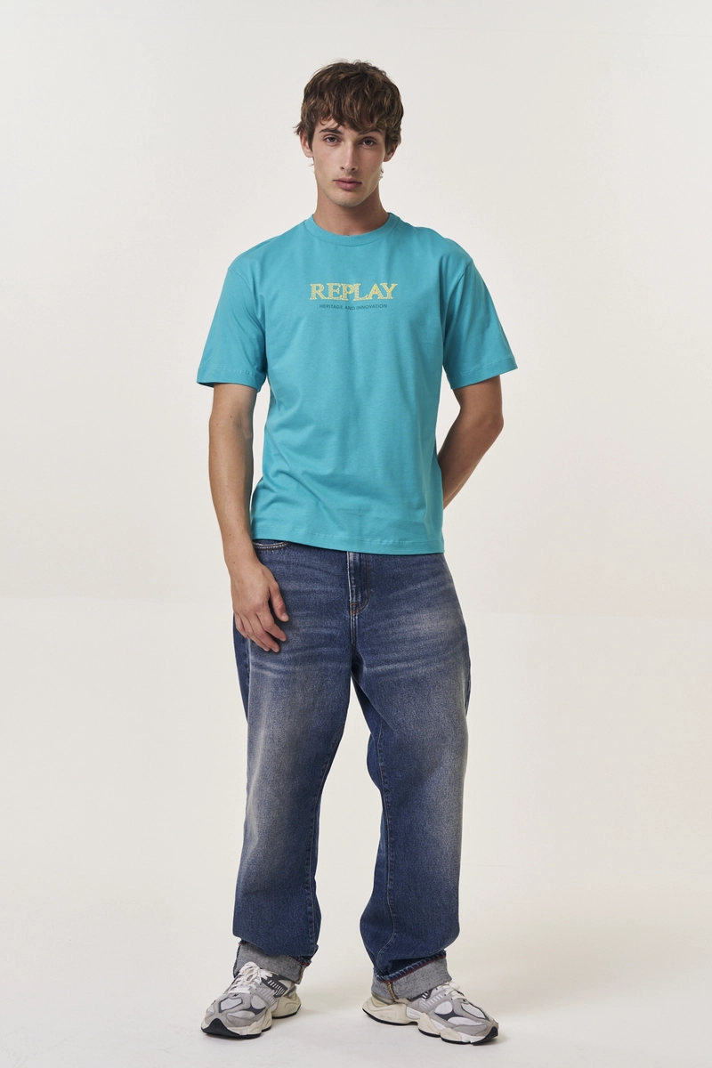 Camiseta Masculina Relaxed Verde Lcecci