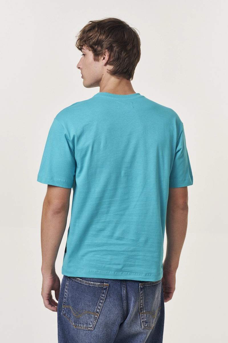 Camiseta Masculina Relaxed Verde Replay