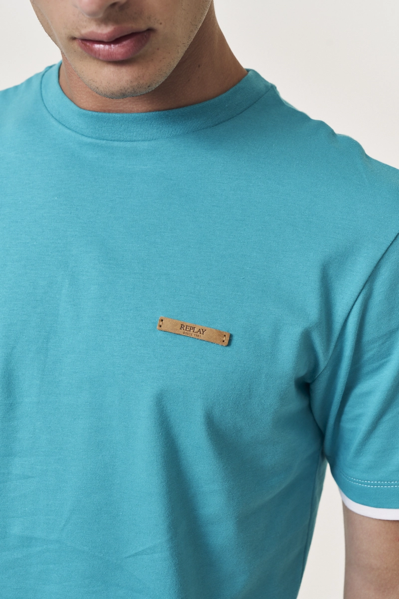 Camiseta Masculina Regular Verde Lcecci